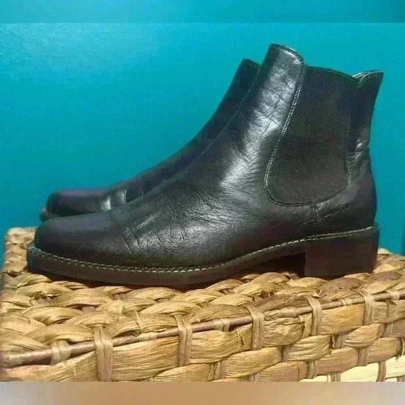 Hugo Buscati Brown Leather Ankle Boots Size: 7m - Picture 2 of 8